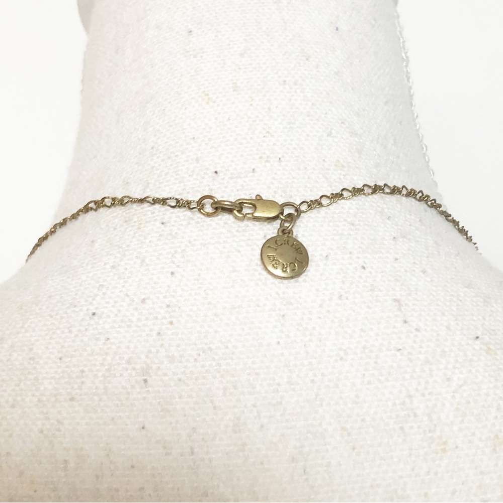 J.CREW Gold Tone Star Fish Sand Dollar Pendant Long Necklace - Picture 8 of 12